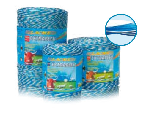 FILO EXTRABLEU PER RECINTO  ELETTRICO 500 M. Filo e Fettuccia 